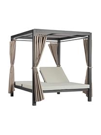 Cama hamaca para exterior Dream, Estructura: aluminio con pintura en p, Negro, An 188 x Al 205 cm