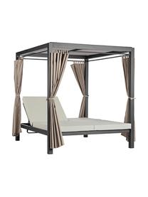 Cama hamaca para exterior Dream, Estructura: aluminio con pintura en p, Negro, An 188 x Al 205 cm