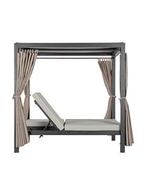 Cama hamaca para exterior Dream, Estructura: aluminio con pintura en p, Negro, An 188 x Al 205 cm