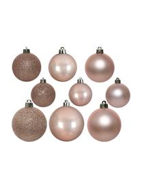 Set de bolas de Navidad irrompibles Mona, 30 uds., Rosa, Set de diferentes tamaños