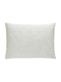 Funda de almohada bordada de algodón Elaine, 100% algodón

Densidad de hilo 140 TC, calidad estándar

El algodón da una sensación agradable y suave en la piel, absorbe bien la humedad y es adecuado para personas alérgicas, Blanco estampado, An 50 x L 70 cm