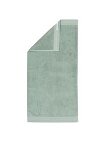 Set de toallas de algodón ecológico Premium, 3 uds., Verde salvia, Set de diferentes tamaños