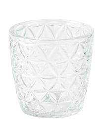 Waxinelichthoudersset Marilu van glas, 4-delig, Glas, Transparant, Ø 8  x H 8 cm