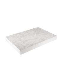 Podnos s vysokým leskom Hayley, Biela, Š 33 x H 24 cm