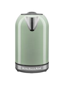Wasserkocher Artisan, Edelstahl, Salbeigrün, glänzend, B 22 x H 26 cm