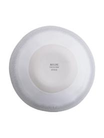 Handgemaakte soepbord Atlantis met kleurverloop, 4 stuks, Keramiek, Grijs, wit, Ø 19 x H 6 cm