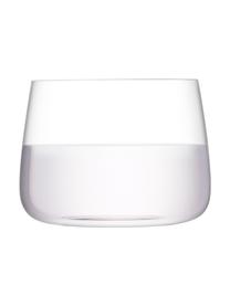 Waterglazen Metropolitan, 4 stuks, Glas, Transparant, Ø 9 x H 7 cm, 360 ml