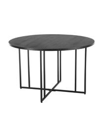 Okrúhly jedálenský stôl z mangového dreva Luca, rôzne veľkosti, Čierna, Ø 140 x V 75 cm