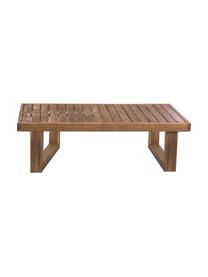 Tavolino da giardino Cristy, Legno di acacia massiccio, Marrone, Larg. 100 x Alt. 30 cm