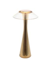 Lampada da tavolo portatile LED Space, Plastica, Dorato, Ø 15 x Alt. 30 cm