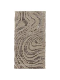 Tappeto a pelo corto con struttura alta-bassa Winola, Taupe, Larg. 80 x Lung. 150 cm (taglia XS)