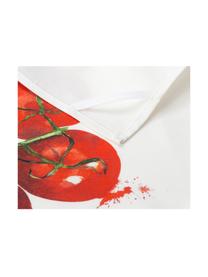Komplet ręczników kuchennych z bawełny Marchè, 3 elem., Biały, zielony, czerwony, S 50 x D 70 cm