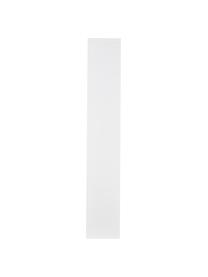 Libreria grande in legno bianco Portlyn, Rivestimento: pannello di fibra a media, Superficie: strato melaminico, Bianco opaco, Larg. 150 x Alt. 198 cm