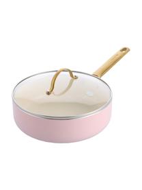 Kochtopf-Set Padova mit Antihaftbeschichtung, 10-tlg., Griffe: Edelstahl, beschichtet mi, Rosa, Goldfarben, Set mit verschiedenen Größen