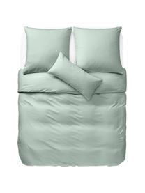 Flanell-Bettdeckenbezug Biba, Webart: Flanell Flanell ist ein k, Salbeigrün, B 135 x L 200 cm
