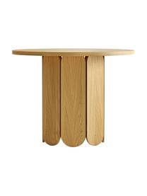 Runder Esstisch Soft mit Eichenholzfurnier, Ø 98 cm, Mitteldichte Holzfaserplatte (MDF) mit Eichenholzfurnier, FSC®-zertifiziert, Helles Holz, Ø 98 x H 74 cm