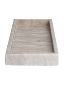 Taca dekoracyjna z marmuru Collin, Marmur, Beżowy marmur, S 30 x G 12 cm