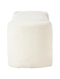 Teddy-Sitzbank Benji mit Stauraumfunktion, Bezug: Teddy (100 % Polyester) D, Gestell: Massives Kiefernholz, FSC, Teddy Cremeweiss, B 140 x H 50 cm