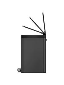 Abfalleimer Essential mit Pedal-Funktion, 20 L + 9 L, Behälter: Edelstahl, beschichtet, Deckel: Kunststoff, Schwarz, B 46 x H 41 cm, 20 L + 9 L