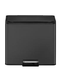 Abfalleimer Essential mit Pedal-Funktion, 20 L + 9 L, Behälter: Edelstahl, beschichtet, Deckel: Kunststoff, Schwarz, B 46 x H 41 cm, 20 L + 9 L