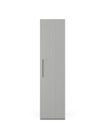Modulární skříň s otočnými dveřmi Simone, šířka 50 cm, různé varianty, Dřevo, šedá, Interiér Basic, výška 200 cm
