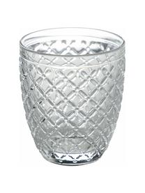 Wassergläser Castle, 6er-Set, Glas, Türkistöne, Lilatöne, Ø 8 x H 10 cm