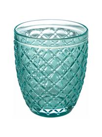 Wassergläser Castle, 6er-Set, Glas, Türkistöne, Lilatöne, Ø 8 x H 10 cm