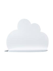 Mensola a nuvola in metallo Cloud, Metallo verniciato, Bianco, Larg. 40 x Alt. 30 cm