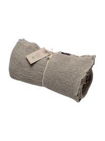 Waffelpiquédecke Loft in Grau aus recycelten Baumwollfasern, 85% Baumwolle, 15% Polyacryl, Grau, B 110 x L 150 cm