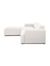 Ecksofa Melva (4-Sitzer), Bezug: 100% Polyester Der hochwe, Gestell: Massives Kiefernholz, FSC, Webstoff Greige, B 319 x T 196 cm, Eckteil links