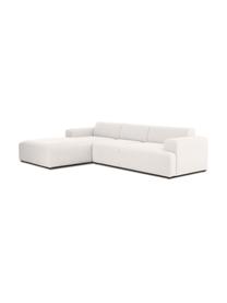 Ecksofa Melva (4-Sitzer), Bezug: 100% Polyester Der hochwe, Gestell: Massives Kiefernholz, FSC, Webstoff Greige, B 319 x T 196 cm, Eckteil links