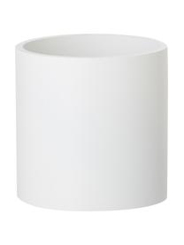 Applique bianca Roda, Paralume: alluminio verniciato a po, Bianco, Larg. 10 x Alt. 10 cm