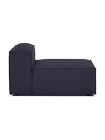 Chauffeuse pour canapé modulable Lennon, Tissu bleu foncé, larg. 89 x prof. 119 cm