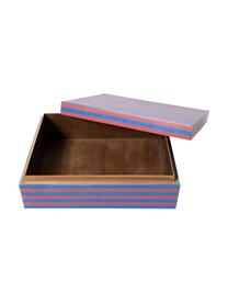Handgemachte Aufbewahrungsboxen Dusk, 3er-Set, Mitteldichte Holzfaserplatte (MDF), Polyresin, Bunt, Set mit verschiedenen Grössen