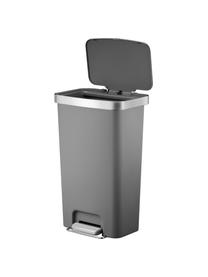 Pattumiera con ruote integrate Hana, Plastica, Grigio opaco, Larg. 41 x Alt. 65 cm