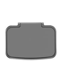 Pattumiera con ruote integrate Hana, Plastica, Grigio opaco, Larg. 41 x Alt. 65 cm