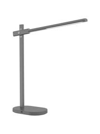 Lampada da scrivania a LED dimmerabile con funzione touch Office, Struttura: alluminio rivestito, Base della lampada: alluminio rivestito, Grigio, Larg. 12 x Alt. 48 cm
