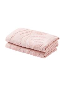 Handtuch Leaf aus Baumwolle in verschiedenen Grössen, 100 % Baumwolle
Mittelschwere Qualität 450 g/m²

Das in diesem Produkt verwendete Material ist schadstoffgeprüft und zertifiziert nach STANDARD 100 by OEKO-TEX®, 3883CIT, CITEVE, Rosa, XS Gästehandtuch, B 30 x L 50 cm, 2 Stück