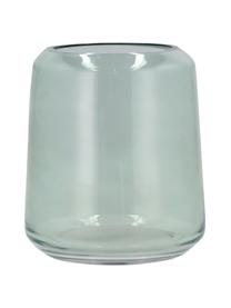 Zahnputzbecher Vintage aus Glas, Glas, Hellgrün, Ø 10 x H 12 cm