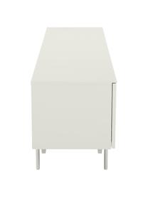 Szafka niska Elyn, Korpus: płyta pilśniowa średniej , Greige, błyszczący, S 180 x W 55 cm