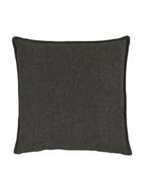 Sofa-Kissen Lennon in Anthrazit, Bezug: 100% Polyester, Webstoff Anthrazit, B 60 x L 60 cm