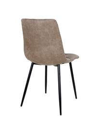 Čalouněná židle z mikrovlákna Middleton, Světle hnědá, Š 44 cm, H 55 cm