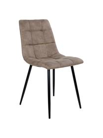 Čalouněná židle z mikrovlákna Middleton, Světle hnědá, Š 44 cm, H 55 cm