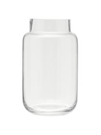 Große Glas-Vase Lasse, Glas, Transparent, Ø 13 x H 22 cm