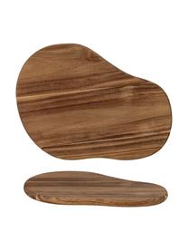 Schneidebrett Savin in organischer Form aus Akazienholz, L 33 cm, Akazienholz, Akazienholz, L 33 x B 25 cm