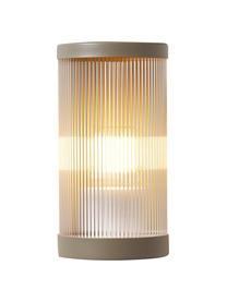 Aplique para exterior Coupar, Estructura: aluminio recubierto, Beige, Ø 13 x Al 25 cm