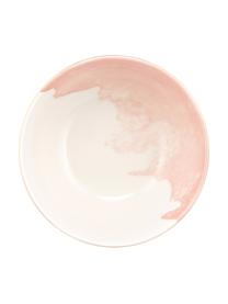 Miseczka do musli z porcelany Rosie, 2 szt., Porcelana, Biały, blady różowy, Ø 15 x W 6 cm