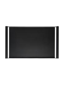 Massives Serviertablett Charlie, Metall, beschichtet, Schwarz, L 50 x B 30 cm