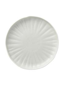 Sada snídaňového nádobí s reliéfem Sali, pro 4 osoby (12 dílů), Porcelán, Světle šedá, Pro 4 osoby (12 dílů)