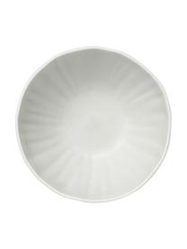 Sada snídaňového nádobí s reliéfem Sali, pro 4 osoby (12 dílů), Porcelán, Světle šedá, Pro 4 osoby (12 dílů)